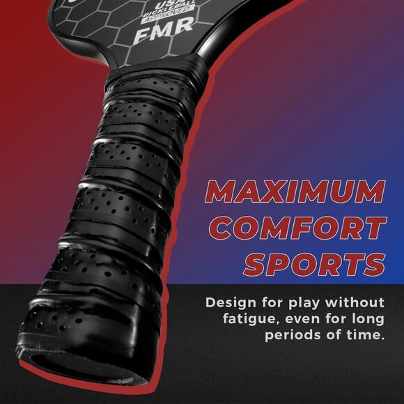 Pickleball Paddles Set of 2 with 4 Balls - USAPA Approved Fiberglass Surface, - Picture 5 of 7